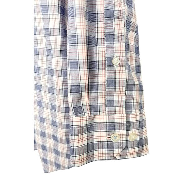 Banana Republic Men's Non-Iron Plaid Slim Fit Button Down Shirt Long Sleeves - Picture 3 of 9